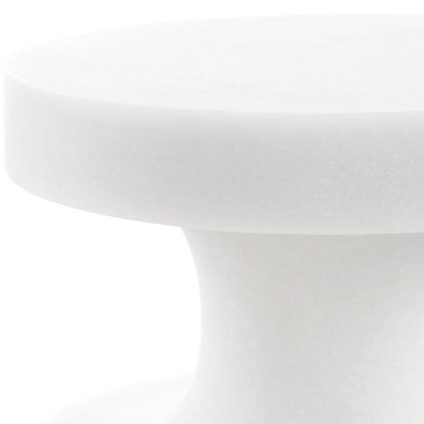 Uttermost Balian Stone Drink Table ~ Indoor And Outdoor Use