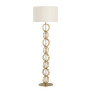 Crestview Collection Loxton Gold Rings Floor Lamp