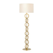 Crestview Collection Loxton Gold Rings Floor Lamp