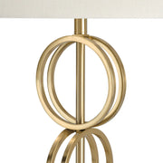 Crestview Collection Loxton Gold Rings Floor Lamp