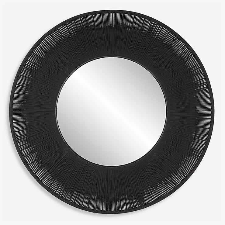 Uttermost Sailor’s Knot Black Rope Round Mirror