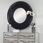 Uttermost Sailor’s Knot Black Rope Round Mirror