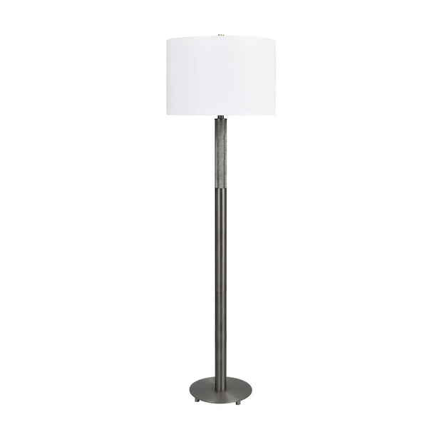 Crestview Collection Lochley Gunmetal Floor Lamp