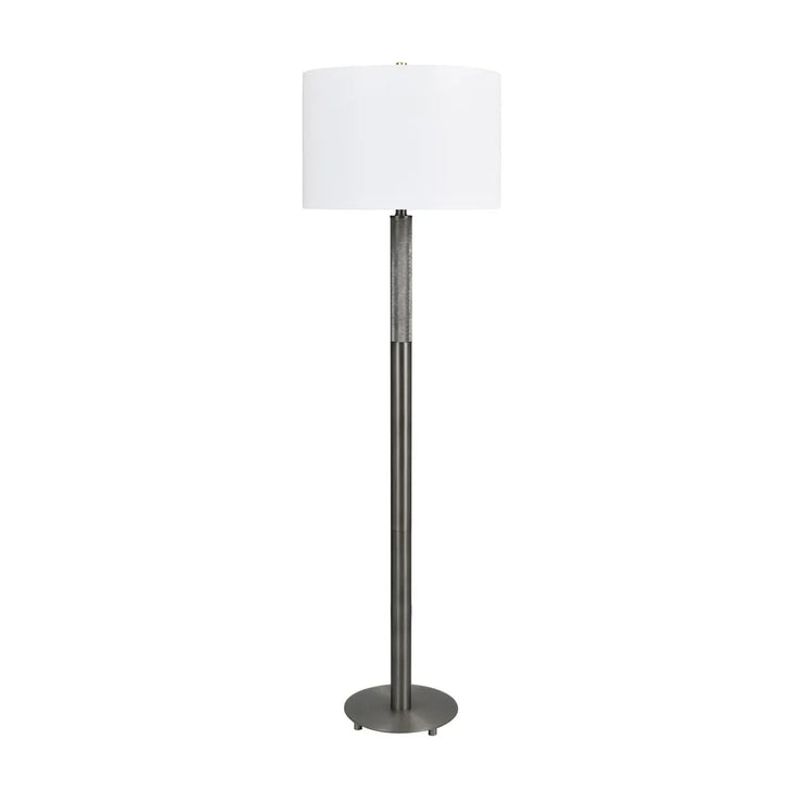 Crestview Collection Lochley Gunmetal Floor Lamp