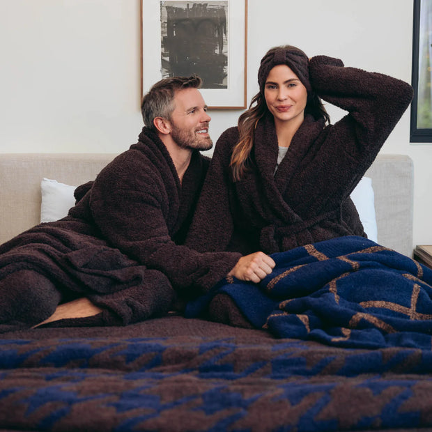 Kashwere Ultra Plush Walnut Signature Shawl Collar Robe