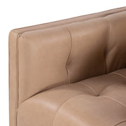 Four Hands Kiera Swivel Chair ~ Palermo Nude Top Grain Leather