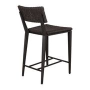 Uttermost Calbas Java Black All Weather Wicket Outdoor Counter Stool