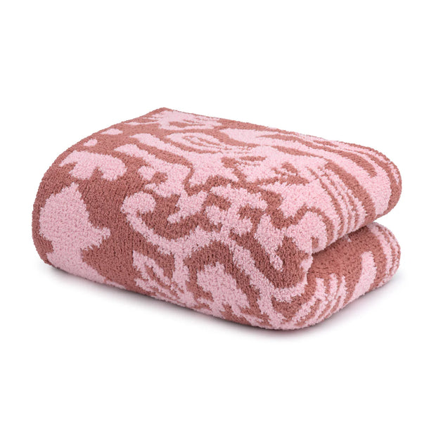 Kashwere Rosewood and Blossom Damask Cloud Throw