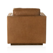 Four Hands Kiera Swivel Chair ~ Palermo Cognac Top Grain Leather