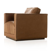 Four Hands Kiera Swivel Chair ~ Palermo Cognac Top Grain Leather