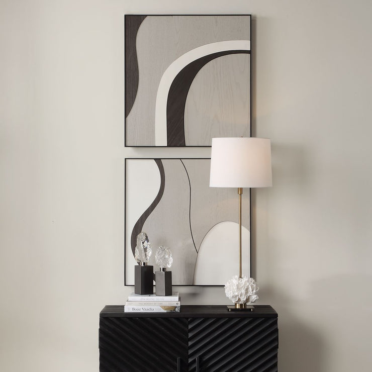 Uttermost Joel Contemporary Wood Wall Decor ~ Set Of 2