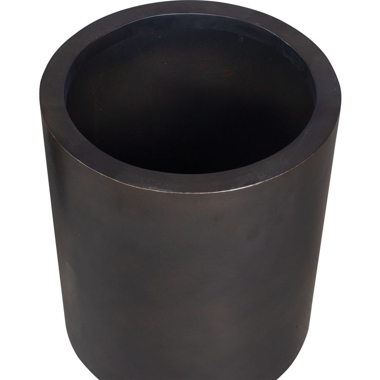 Uttermost Volcan Set of 2 Matte Bronze Iron Planters ~ Indoor and Outdoor Use