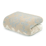 Kashwere Ultra Plush Vail Cozy Throw in Linen, Creme, Wheat and Stone