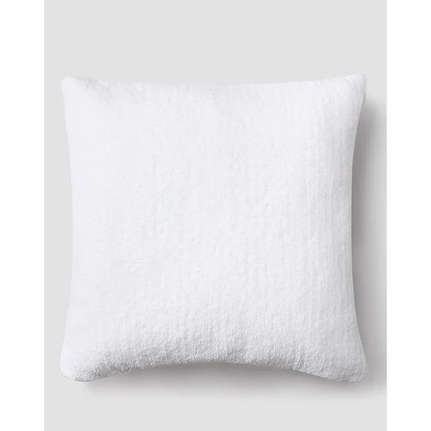 Sunday Citizen Clear White Snug Throw Pillow 20x20