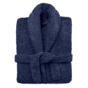 Kashwere Ultra Plush Navy Signature Shawl Collar Robe
