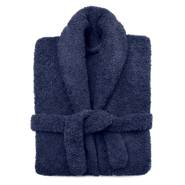 Kashwere Ultra Plush Navy Signature Shawl Collar Robe