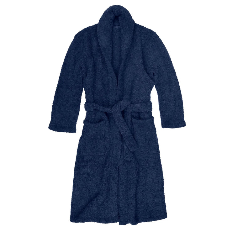 Kashwere Ultra Plush Navy Signature Shawl Collar Robe