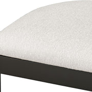 Uttermost Maude Java Black Outdoor Counter Stool With Plush Fabric Cushion Seat