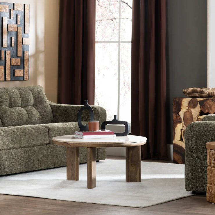 Crestview Collection Mason Round Coffee Table