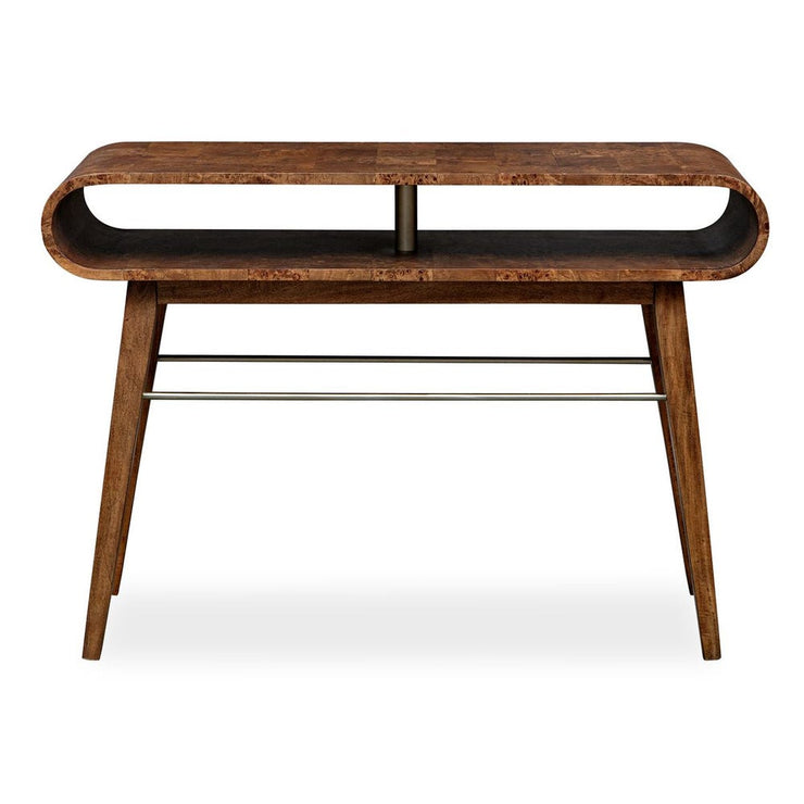 Uttermost Ledger Burl and Java Wood Console Table