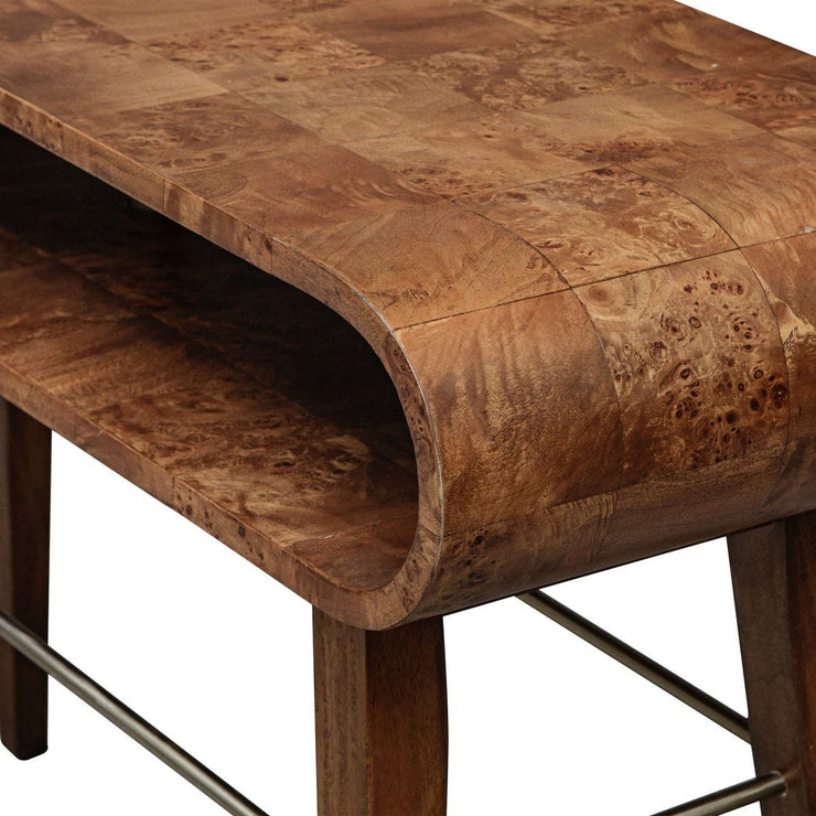 Uttermost Ledger Burl and Java Wood Console Table