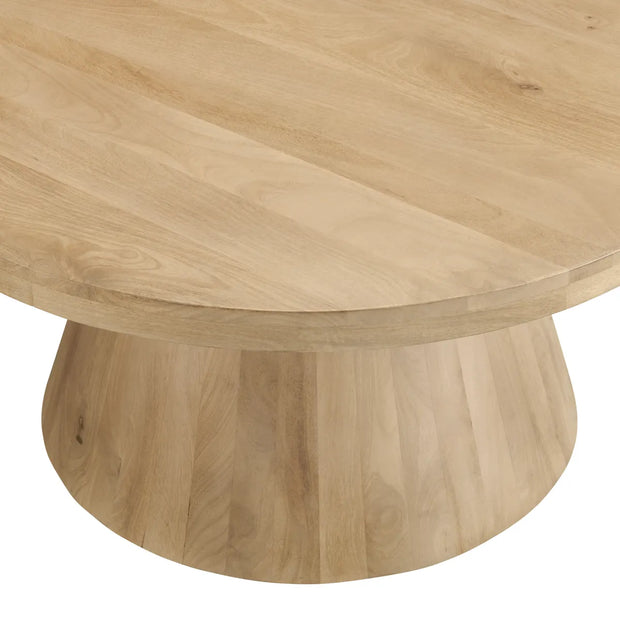 Crestview Collection Keppler Natural Round Coffee Table