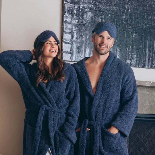 Kashwere Ultra Soft Vintage Blue Plush Sleep Eye Mask