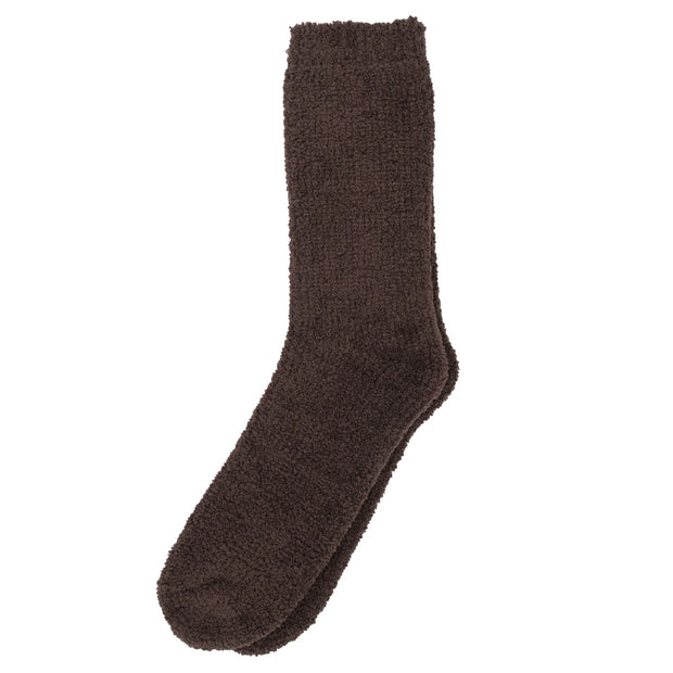 Kashwere Ankle Calf Walnut Spa Socks Chenilla Classic