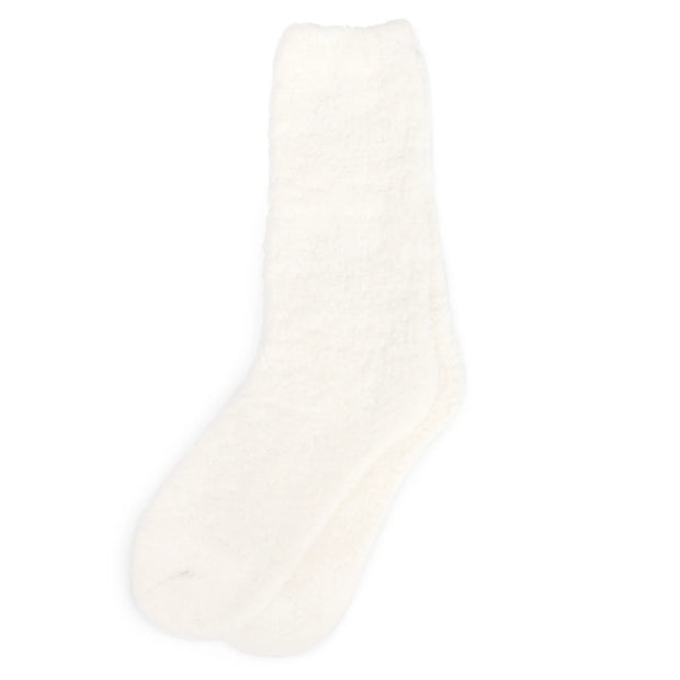 Kashwere Ankle Calf Creme Spa Socks Chenilla Classic