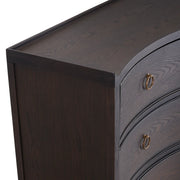 Crestview Collection Franklin Dark Brown Nine- Drawer Dresser