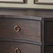 Crestview Collection Franklin Dark Brown Nine- Drawer Dresser
