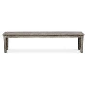 Uttermost Forsyth Weathered Dark Gray Mahogany Outdoor Bench