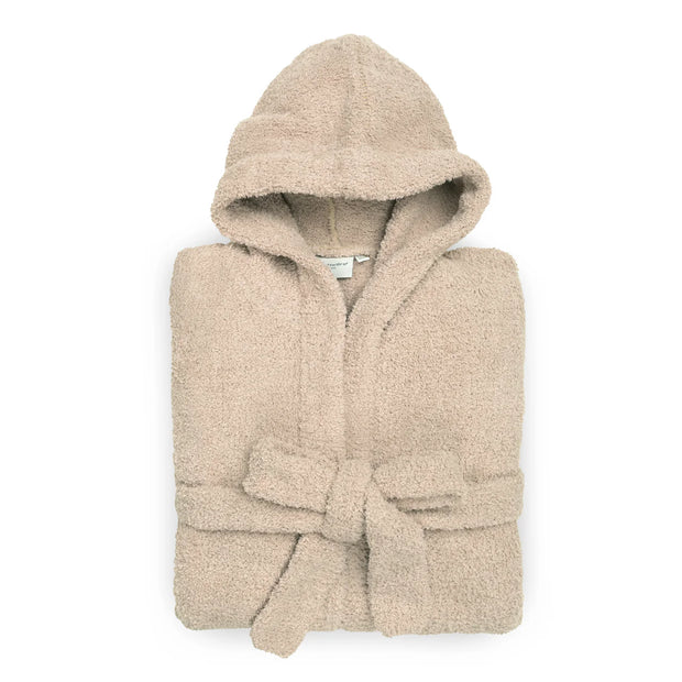 Kashwere Ultra Plush Wheat Signature Hooded Robe Chenilla Classic