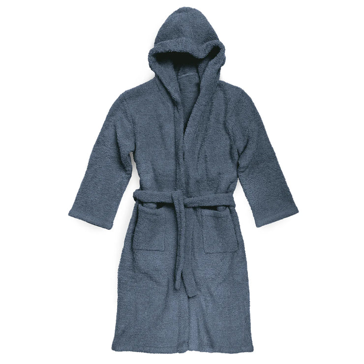 Kashwere Ultra Plush Vintage Blue Signature Hooded Robe Chenilla Classic