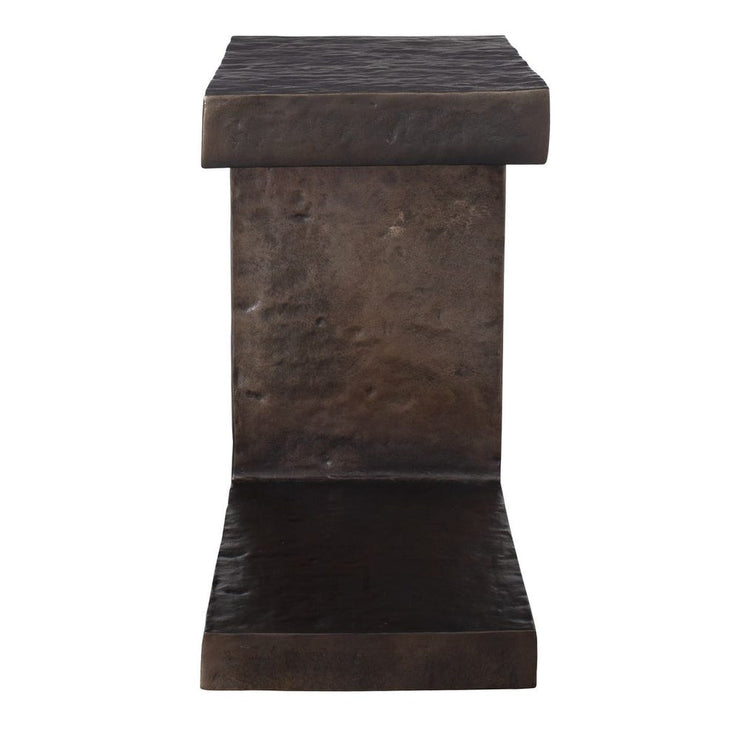 Uttermost Obra Dark Bronze Outdoor Side Table