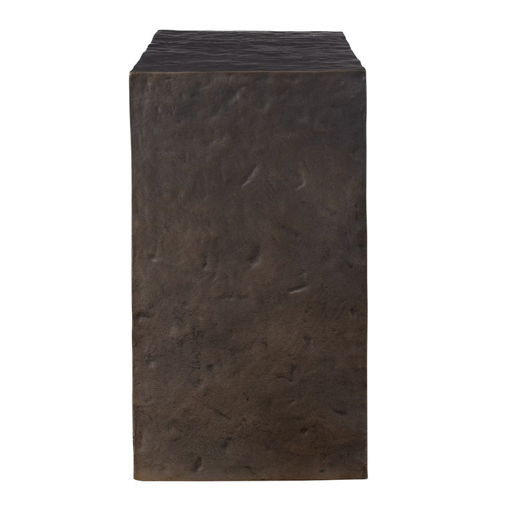 Uttermost Obra Dark Bronze Outdoor Side Table