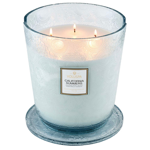 Voluspa California Summers 5 Wick Hearth Candle ~ 123 oz.