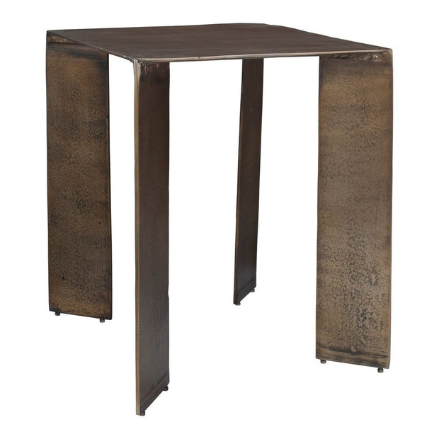 Uttermost Reade Antique Brass Accent Table ~ Indoor And Outdoor Use