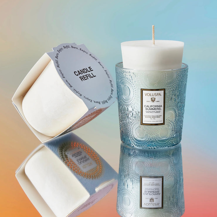 Voluspa California Summers Classic Candle ~ 9 oz. and Refill