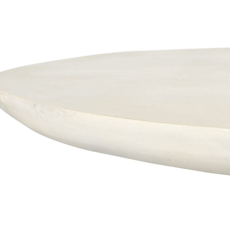 Uttermost Madrone Warm White Dining Table ~ Indoor And Outdoor Use