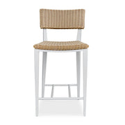 Uttermost Calbas Honey All Weather Wicker Outdoor Counter Stool