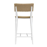 Uttermost Calbas Honey All Weather Wicker Outdoor Counter Stool