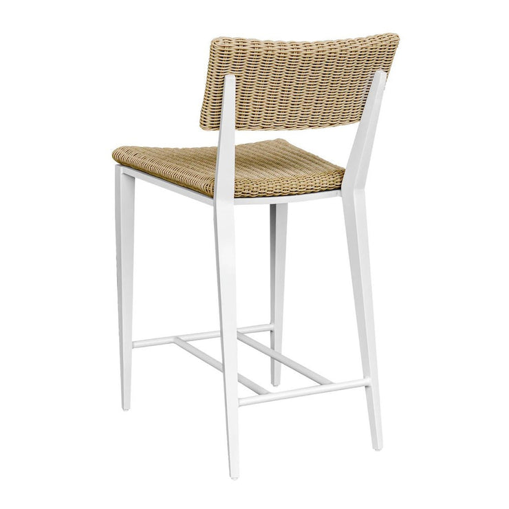 Uttermost Calbas Honey All Weather Wicker Outdoor Counter Stool