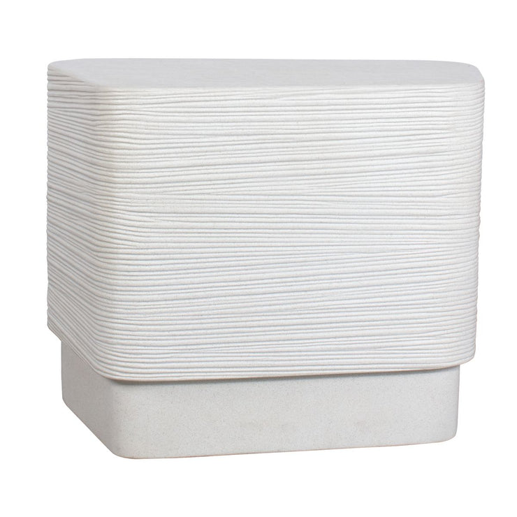 Uttermost Saltwater Concrete Side Table ~ Indoor And Outdoor Use