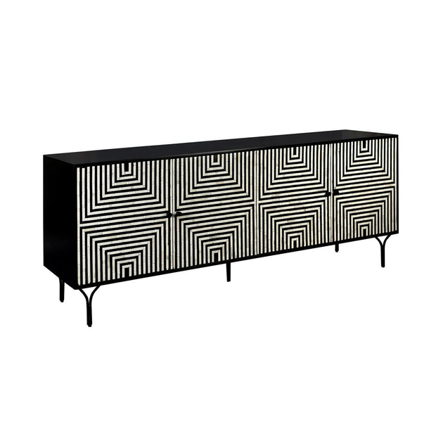 Crestview Collection Atlas Four - Door Sideboard