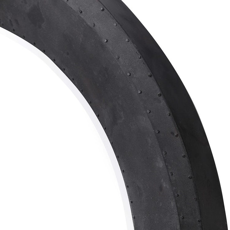 Uttermost Frazier Dark Gray Charcoal Round Mirror