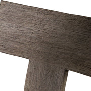 Uttermost Cellini Weathered Gray Mahogany Outdoor Counter Stool