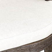 Uttermost Cellini Weathered Gray Mahogany Outdoor Counter Stool