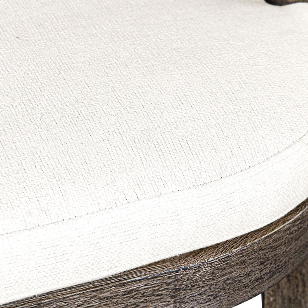 Uttermost Cellini Weathered Gray Mahogany Outdoor Counter Stool