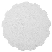 Uttermost Jane White Concrete Accent Table ~ Indoor And Outdoor Use